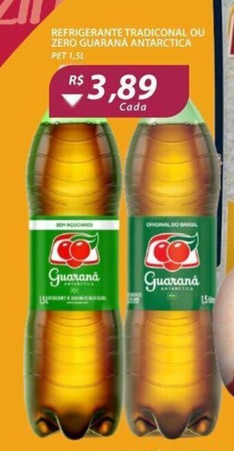 Assaí Atacadista Refrigerante Tradicional ou Zero Guarana Antarctica 1.5L oferta