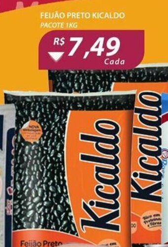 Assaí Atacadista Feijao preto Kicaldo 1kg oferta