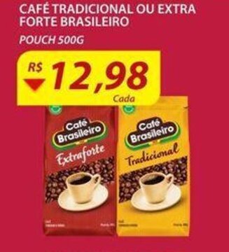 Assaí Atacadista Cafe Tradicional ou Extra Forte Brasileiro 500g oferta