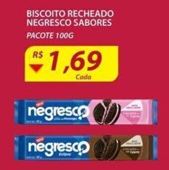 Assaí Atacadista Biscoito Recheado Negresco Sabores 100g oferta