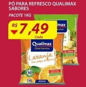 Assaí Atacadista Po para Refresco Qualimax Sabores 1kg oferta