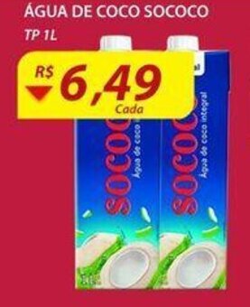 Assaí Atacadista Agua de Coco Sococo 1L oferta