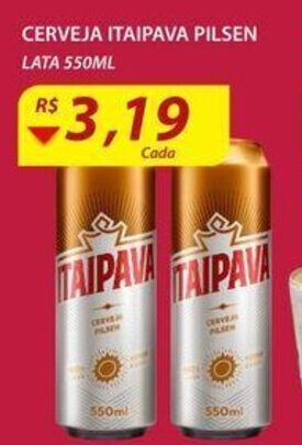 Assaí Atacadista Cerveja Itaipava Pilsen lata 550ml oferta