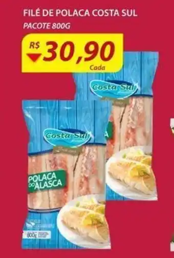 Assaí Atacadista File de Polaca Costa Sul 800g oferta
