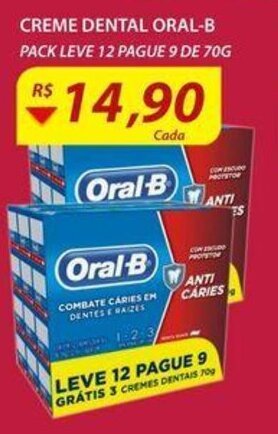 Assaí Atacadista Creme Dental Oral B oferta