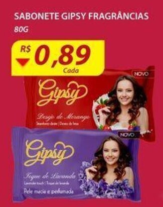 Assaí Atacadista Sabonete Gipsy Frag. 80g oferta