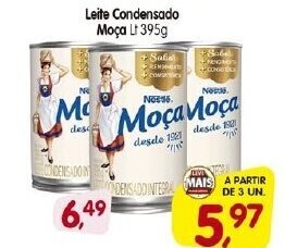 Cercadão Leite Condensado Moca TP 395g oferta