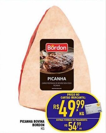 Mercantil Rodrigues Picanha bovina bordon kg oferta