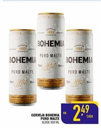 Cerveja bohemia puro malte 350ml