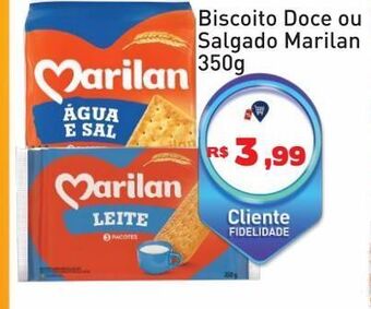 Tonin Superatacado Biscoito doce ou salgado marilan 350g oferta