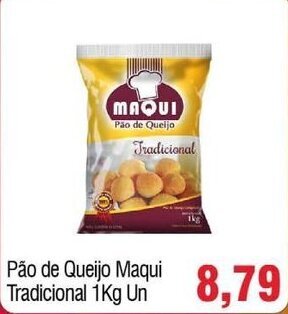 Spani Atacadista Pao de queijo Maqui Tradicional 1kg un oferta