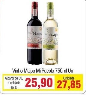 Vinho Maipo Mi Pueblo 750ml
