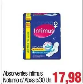 Spani Atacadista Absorvente Intimus Noturno c/abas c/30 un oferta