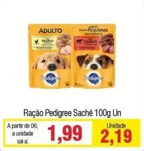 Racao Pedigree Sache 100g un