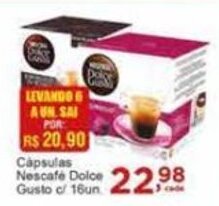 Rossi Supermercado Capsulas Nescafe Dolce Gusto c/16un oferta
