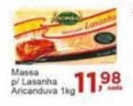 Rossi Supermercado Massa p/ Lasanha Aricanduva 1kg oferta