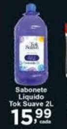 Rossi Supermercado Sabonete Liquido Tok Suave 2L oferta