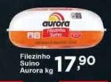 Rossi Supermercado Filezinho Suino Aurora 1kg oferta