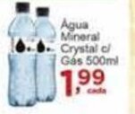 Rossi Supermercado Agua Mineral Crystal c/ Gas 500ml oferta