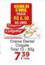 Rossi Supermercado Creme Dental Colgate Total 12 90g oferta