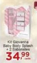 Rossi Supermercado Kit Giovanna Baby Body Spalsh + 2 Sabonetes oferta