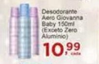 Rossi Supermercado Desodorante Aero Giovanna Baby 150ml oferta