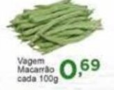 Rossi Supermercado Vagem Macarrao cada 100g oferta
