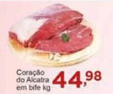 Rossi Supermercado Coracao do Alacatra em Bife 1kg oferta