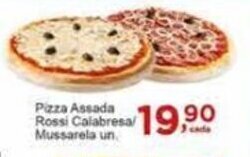 Rossi Supermercado Pizza Assada Rossi Calabresa/ Mussarela un. oferta