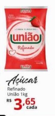 Acucar Refinado Uniao 1kg