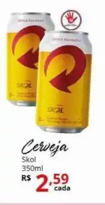Pão de Mel Cerveja Skol 350ml oferta