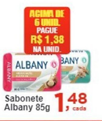 Rossi Supermercado Sabonete Albany 85g oferta