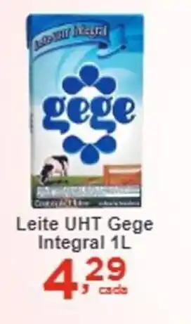 Rossi Supermercado Leite UHT Gege integral 1L oferta