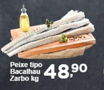 Rossi Supermercado Peixe tipo Bacalhau Zarbo 1kg oferta