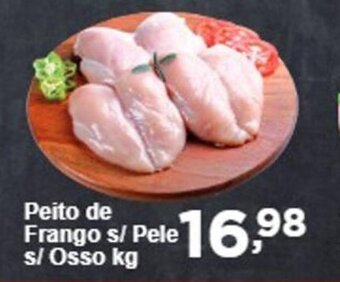 Rossi Supermercado Peito de Frango s/ Pele s/ Osso 1kg oferta