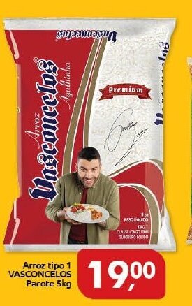 Supermercados Nori Arroz Tipo 1 Vasconcelos pacote 5kg oferta