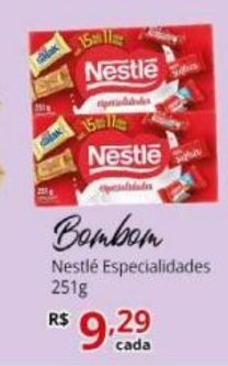 Ricoy Supermercados Bombom Nestle Especialidads 251g oferta