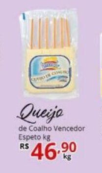 Ricoy Supermercados Queijo de Coalho Venecedor Espeto 1kg oferta
