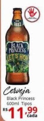 Ricoy Supermercados Cerveja Black Princess 600ml tipos oferta