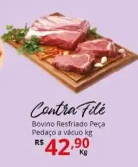 Contra File Bovino Resfriado peca pedaco a vacuo 1kg