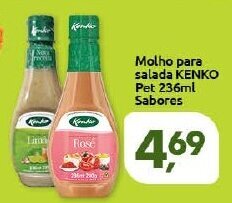 Supermercados Nori Molho Para Salada Kenko 236ml sabores oferta