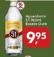 Aguardente 51 965ml Exceto Ouro