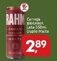 Supermercados Nori Cerveja Brahma Lata 350ml Duplo Malte oferta
