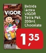 Supermercados Nori Bebida Lactea Vigor Tetra Pak 200ml Chocolate oferta