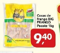 Supermercados Nori Coxas de Frango Big Frango pacote 1kg oferta