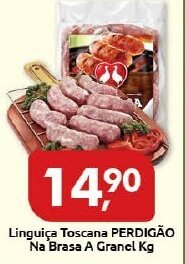 Supermercados Nori Linguica Toscana Perdigao Na Brasa a granel 1kg oferta