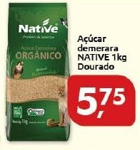 Acucar Demerara Native 1kg Dourado