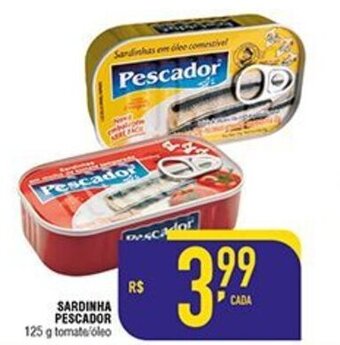 Mercantil Rodrigues Sardinha Pescador 125g oferta