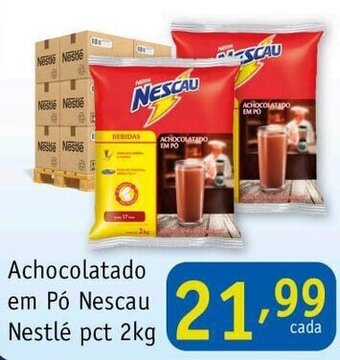 Nordestão Achocolatado em po Nescau Nestle pct 2kg oferta