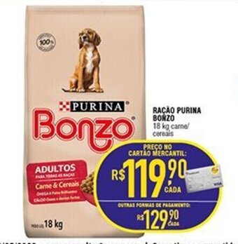 Mercantil Rodrigues Racao Purina Bonzo 18kg oferta